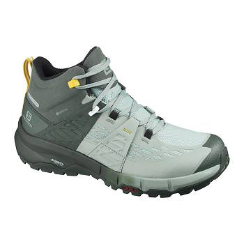 Salomon Női ODYSSEY Mid Cut GTX W Túracipő Zöld